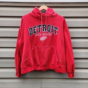 Detroit Red Wings National Ice Hockey Team Hoodie Mens Red/Black
